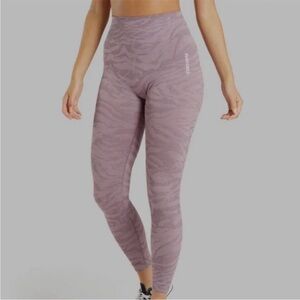 Gymshark Pink Animal Seamless Leggings